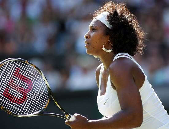 Serena Williams (USA) Tennis Damen All England Championships 2008, Grand Slam, WTA Tour Einzelbild Wimbledon London
