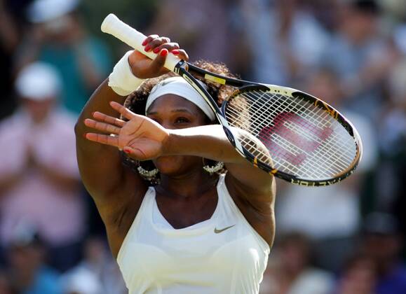 Serena Williams (USA) Tennis Damen All England Championships 2008, Grand Slam, WTA Tour Einzelbild Wimbledon London