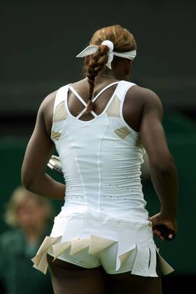 Serena Williams (USA) Tennis Damen All England Championships 2004, Grand Slam, WTA Tour, Einzelbild Wimbledon London