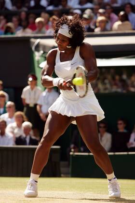 Serena Williams (USA) Tennis Damen All England Championships 2008, Grand Slam, WTA Tour, Finale Einzelbild Wimbledon London Dynamik,