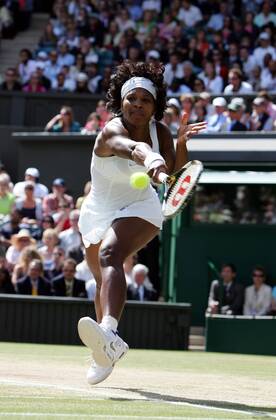 Serena Williams (USA) Tennis Damen All England Championships 2008, Grand Slam, WTA Tour, Finale Einzelbild Wimbledon London Dynamik,