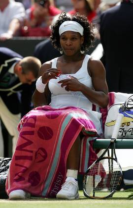 Serena Williams (USA) Tennis Damen All England Championships 2008, Grand Slam, WTA Tour, Finale Einzelbild Wimbledon London