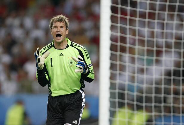 Torwart Jens Lehmann (Deutschland) Fußball EM Herren Euro 2008, Länderspiel, Nationalteam, Nationaltrikot, Finale, Einzelbild Wien Enttäuschung, Wut,