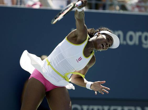 Venus Williams (USA) Tennis Damen US Open 2008, Grand Slam, WTA Tour Einzelbild Flushing Meadows New York NY N Y