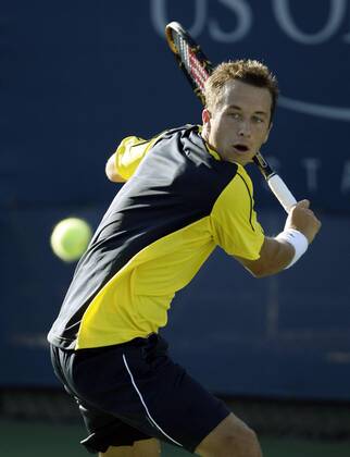 Philipp Kohlschreiber (Deutschland) Tennis Herren US Open 2008, Grand Slam, ATP Tour Einzelbild Flushing Meadows New York NY N Y