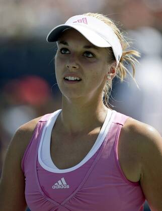 Sabine Lisicki (Deutschland) Tennis Damen US Open 2008, Grand Slam, WTA Tour Einzelbild Flushing Meadows New York NY N Y