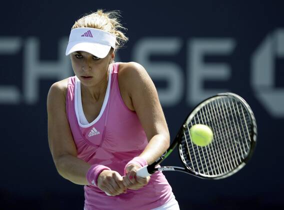 Sabine Lisicki (Deutschland) Tennis Damen US Open 2008, Grand Slam, WTA Tour Einzelbild Flushing Meadows New York NY N Y