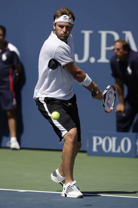Mardy Fish (USA) Tennis Herren US Open 2008, Grand Slam, ATP Tour Einzelbild Flushing Meadows New York, NY, N Y
