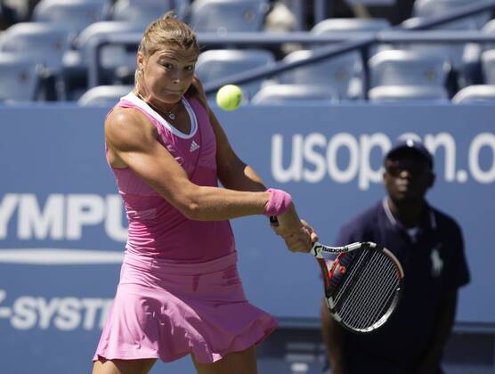 Dinara Safina (Russland) Tennis Damen US Open 2008, Grand Slam, WTA Tour Einzelbild Flushing Meadows New York, NY, N Y