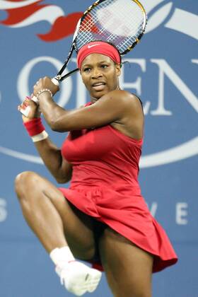 Serena Williams (USA) -  Tennis Damen US Open 2008, Grand Slam, WTA Tour Einzelbild Flushing Meadow New York, NY N Y