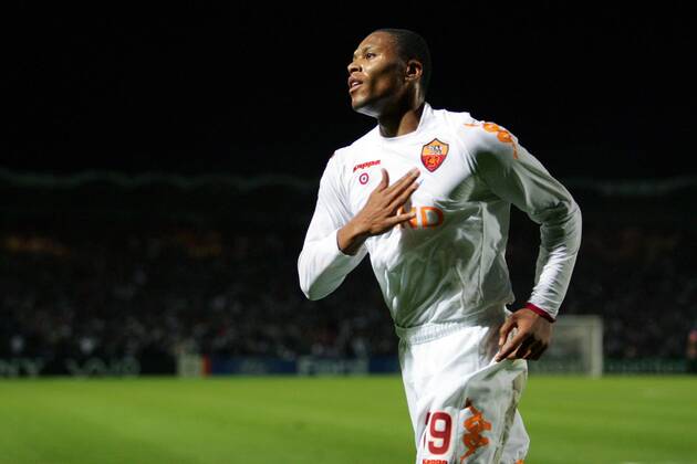 Julio Baptista (AS Rom) - Torjubel -  (pan28162) Fußball EC 1 Herren Champions League 2008 2009, Roma Einzelbild Bordeaux Freude,