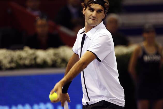 Roger Federer (Schweiz) - Tennis Herren Masters Series 2008, ATP Tour Einzelbild Madrid