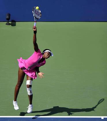 Venus Williams of the USA. 