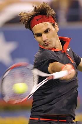 Roger Federer of Switzerland 