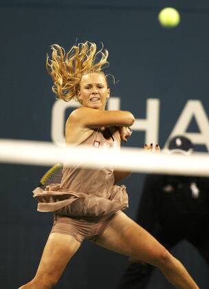 Bild zeigt Caroline Wozniacki (DEN).  o0 NY N Y o00 Flushing Meadow