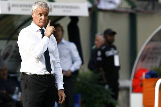Trainer Claudio Ranieri AS Rom o0 Einzelbild o0 Roma