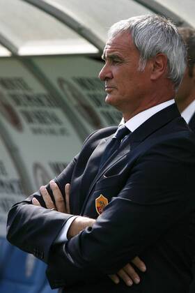 Trainer Claudio Ranieri AS Rom o0 Einzelbild o0 Roma