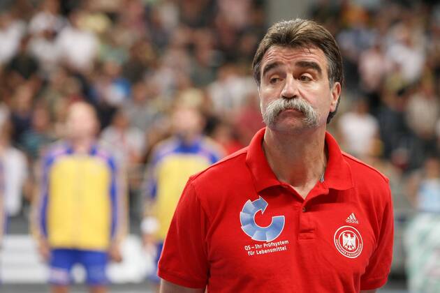 Bundestrainer Heiner Brand (Deutschland) o0 Trainer, Nationaltrainer, Porträt