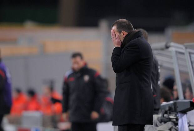 Trainer Markus Babbel (VfB Stuttgart) enttäuscht - 