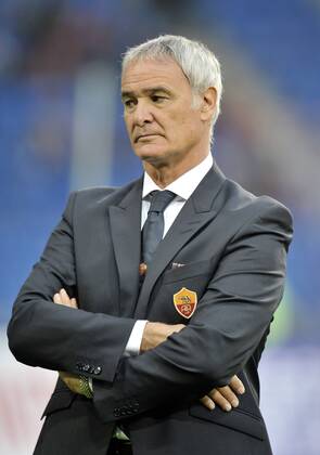 Trainer Claudio Ranieri, AS Roma,