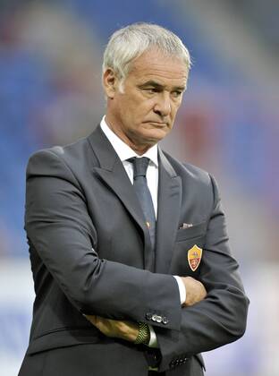 Trainer Claudio Ranieri, AS Roma,