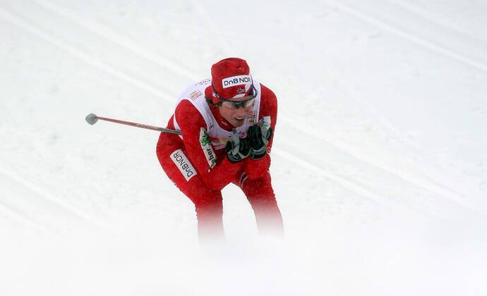 SKI NORDISCH - FIS WC Rogla ROGLA,SLOWENIEN,19.DEZ.09 - SKI NORDISCH, LANGLAUF - FIS Weltcup Rogla, 1km Sprint der Damen, Classic. Bild zeigt Marit Bjoergen (NOR). 