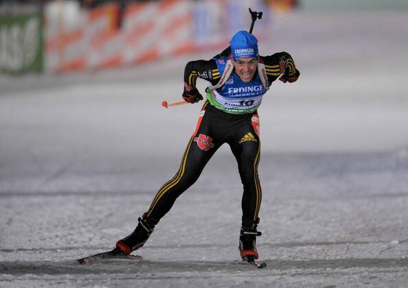 Biathlon IBU WC 14.01.2010 Ruhpolding 10km Sprint: Michael Greis, GER