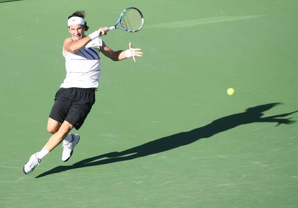 March 11 2010: Carlos Moya (ESP) during the first round of the BNP Paribas Open at the Indian Wells Tennis Gardens in Indian Wells,CA. Icon100311060 EDITORIAL USE ONLY