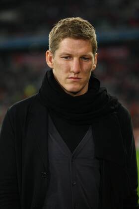 Bastian Schweinsteiger (Bayern) - FC Bayern Muenchen - Manchester United ( 2 - 1 ) Fussball Champions League, Viertelfinale , Heimspiel, Muenchen, 30.03.2010 CL Saison 2009 2010 o0 privat