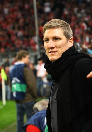 Bastian Schweinsteiger (Bayern 31) FC Bayern Muenchen - Manchester United ( 2 - 1 ) Fussball Champions League, Viertelfinale , Heimspiel, Muenchen, 30.03.2010 CL Saison 2009 2010 o0 privat