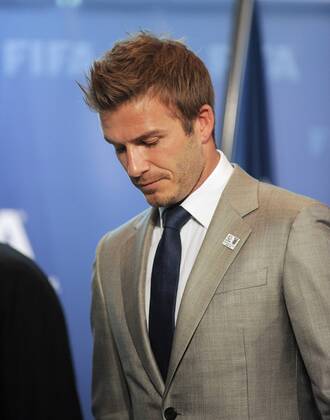 Fussball International, Bewerbung für die FIFA WM 2018 und die FIFA WM 2022 14.05.2010 Delegation England uebergibt ihre WM Bewerbung: David Beckham, Vizepräsident des englischen Bewerbungskomitees  Weltmeisterschaftsbewerbung o0 privat