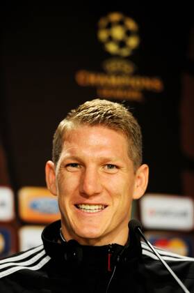 Fussball Madrid 21.05.2010 Champions League Finale Pressekonferenz FC Bayern München: Bastian Schweinsteiger