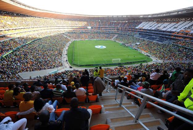 Stadium during the Nedbank Cup final held at Soccer City Stadium on May 22, 2010 in Johannesburg, South Africa Gallo786242 o0 Zuschauer Totale