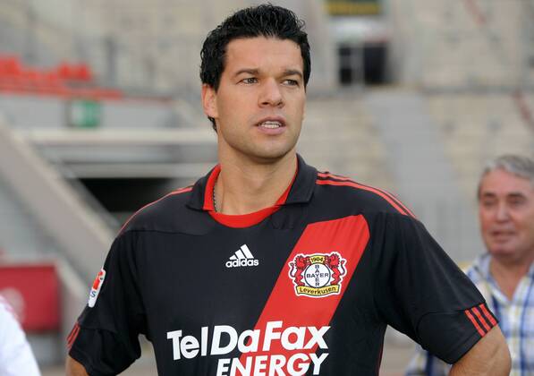 Fussball, Fototermin zur Bundesliga-Saison 2010 2011: Bayer Leverkusen: Michael Ballack.