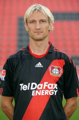 Fussball, Fototermin zur Bundesliga-Saison 2010 2011: Bayer Leverkusen: Sami Hyypiä.