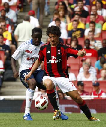 Football - Emirates Cup - AC Milan v Olympique Lyon Alexandre Pato r. of AC Milan at Emirates Stadium