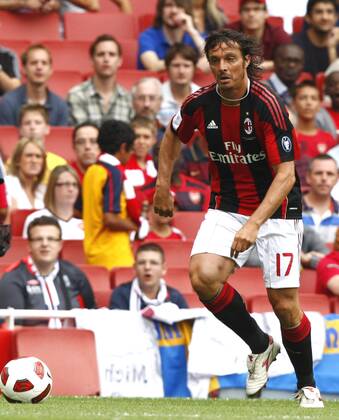 Football - Emirates Cup - AC Milan v Olympique Lyonnais Massimo Oddo of AC Milan at Emirates Stadium