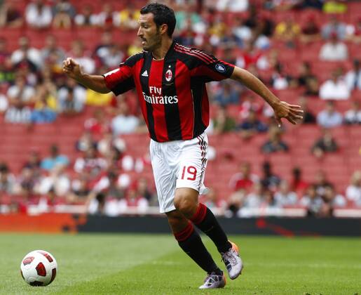 Football - Emirates Cup - AC Milan v Olympique Lyonnais Gianlica Zambrotta of AC Milan at Emirates Stadium