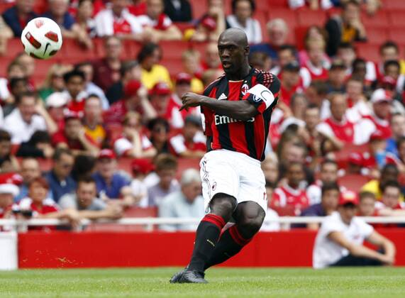 Football - Emirates Cup - AC Milan v Olympique Lyonnais Clarence Seedorf of AC Milan at Emirates Stadium