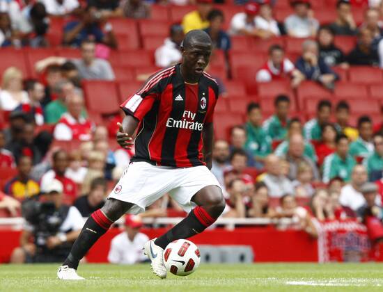 Football - Emirates Cup - AC Milan v Olympique Lyonnais Rodney Strasser of AC Milan at Emirates Stadium