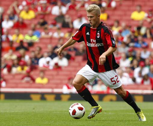 Football - Emirates Cup - AC Milan v Olympique Lyonnais Alexander Merkel of AC Milan at Emirates Stadium