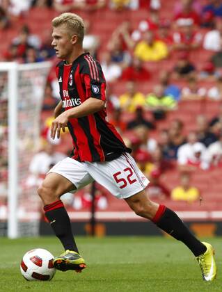 Football - Emirates Cup - AC Milan v Olympique Lyonnais Alexander Merkel of AC Milan at Emirates Stadium