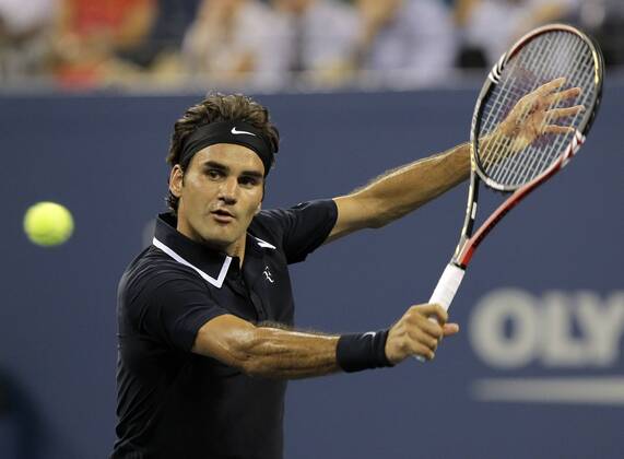 Roger Federer of the SUI  NYP20100830125