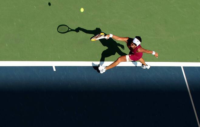 TENNIS - WTA, US Open 2010 NEW YORK CITY,NEW YORK,USA,31.AUG.10 - TENNIS - WTA, Flushing Meadows, US Open 2010, Grand Slam. Bild zeigt Kimiko Date Krumm (JPN).