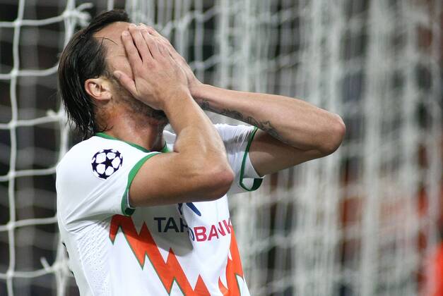 29-09-2010, Inter Mailand (blau) - Werder Bremen (weiß) - Hugo Almeida --- 