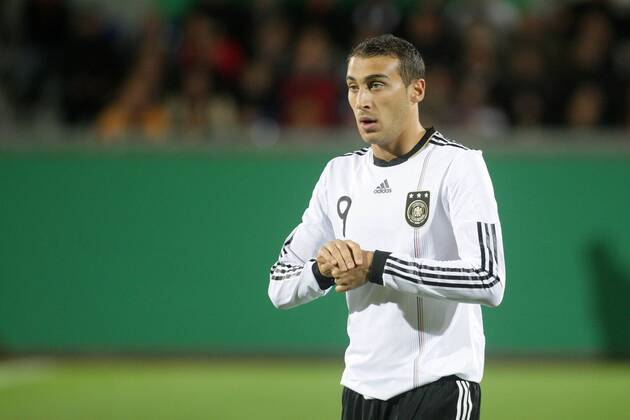 16.11.2010, U 21-Länderspiel Deutschland - England. Cenk Tosun (Deutschland).