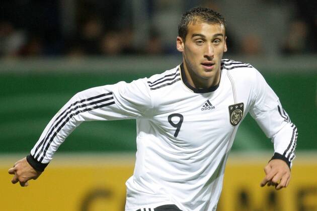 16.11.2010, U 21-Länderspiel Deutschland - England. Cenk Tosun (Deutschland).
