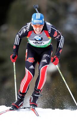 BIATHLON - IBU WC Antholz ANTHOLZ, BIATHLON - IBU Weltcup, 10km Sprint der Herren. Bild zeigt Michael Greis (GER). 
