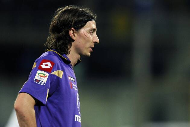 AC Florenz ACF Fiorentina (lila) vs. Inter Mailand (weiß) --- Riccardo Montolivo