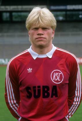 Torwart Oliver Kahn (Karlsruher SC) Präsentation, Pressetermin, Porträttermin, Porträt